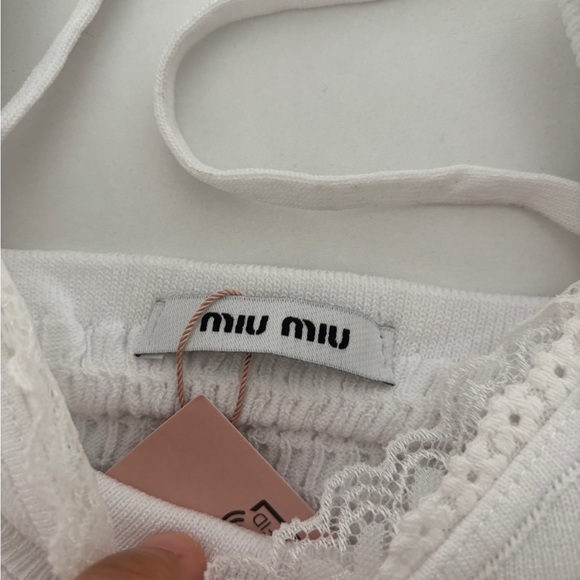MIU MIU white tank top - Picture 5 of 7